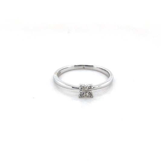 18k White Gold Diamond Ring 1.70g