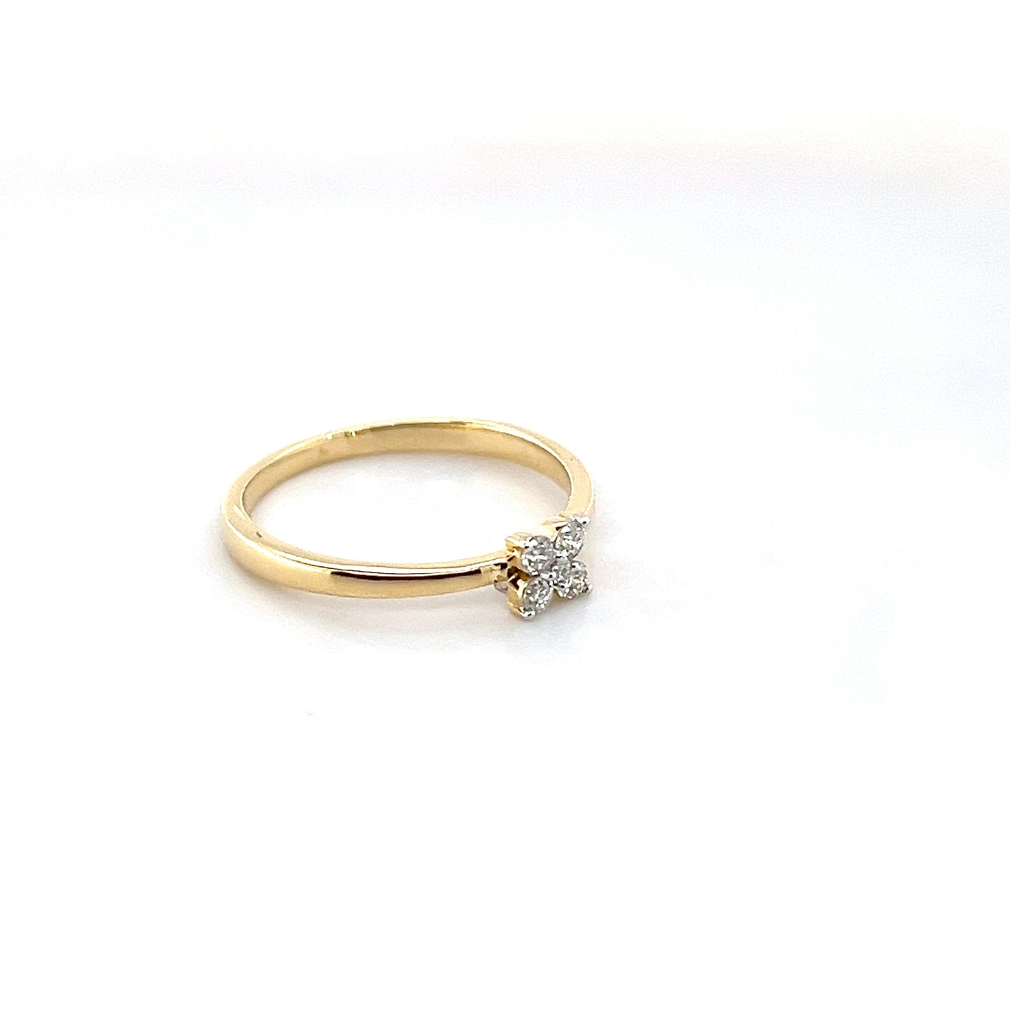 18k Yellow Gold Diamond Ring 1.69g