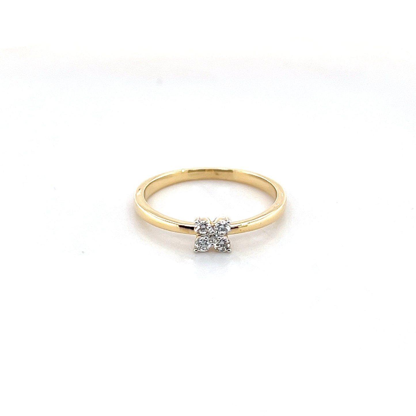 18k Yellow Gold Diamond Ring 1.69g