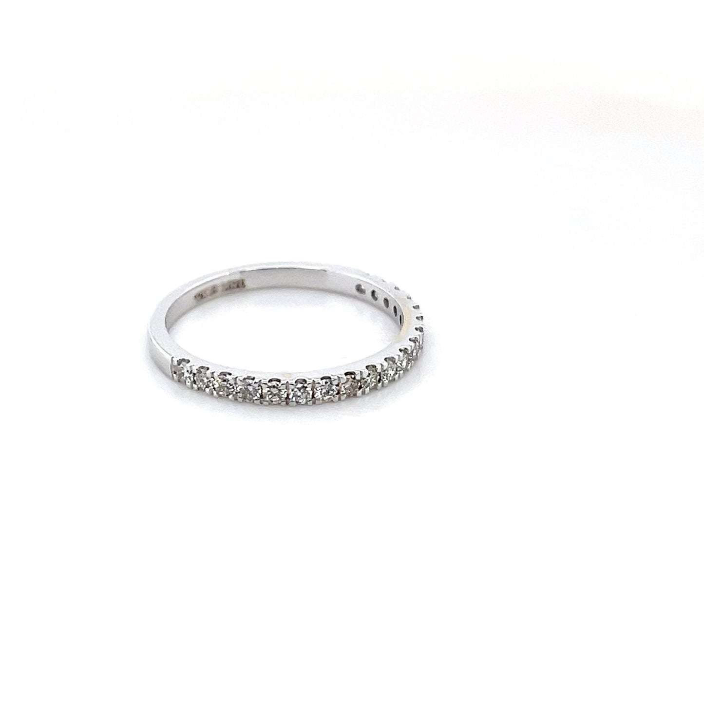 18k White Gold Diamond Ring 1.72g