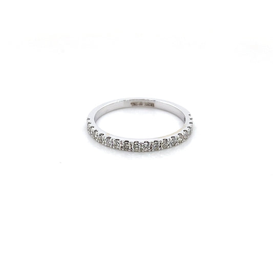 18k White Gold Diamond Ring 1.72g