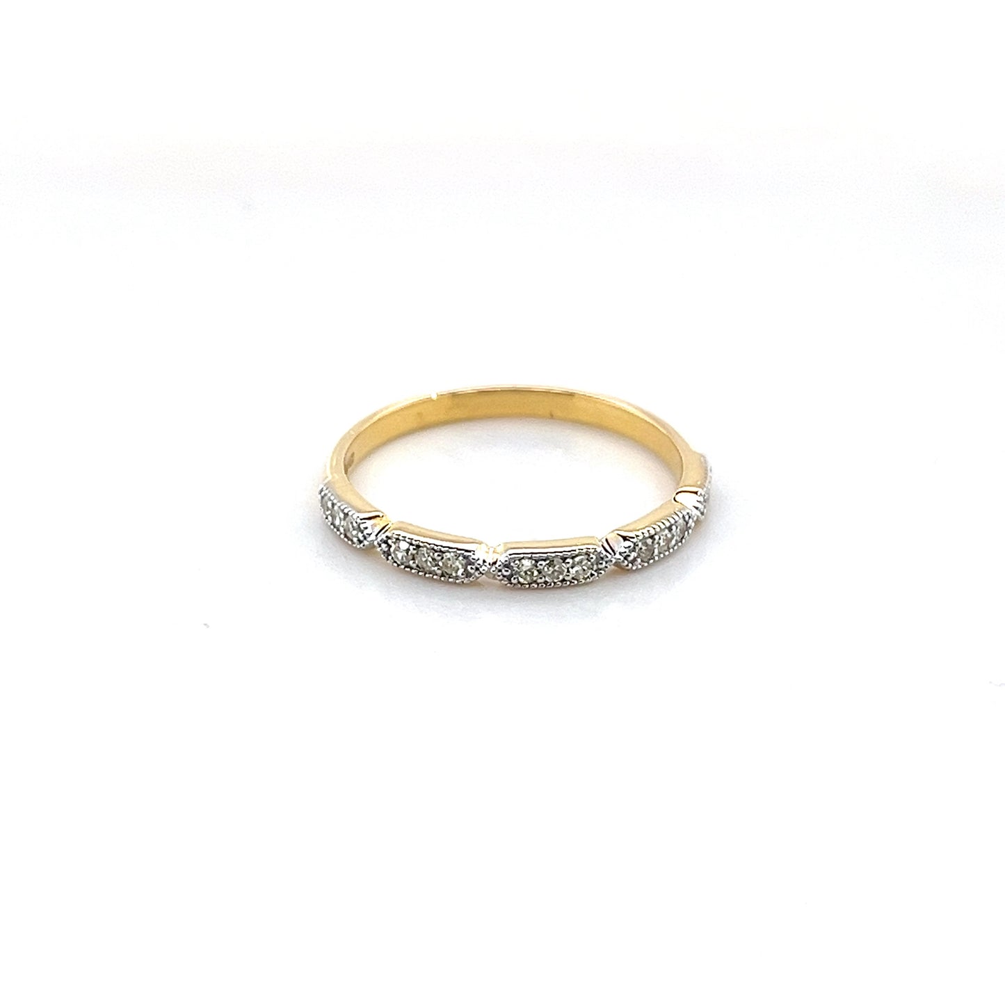 18k Yellow Gold Diamond Ring 1.77g