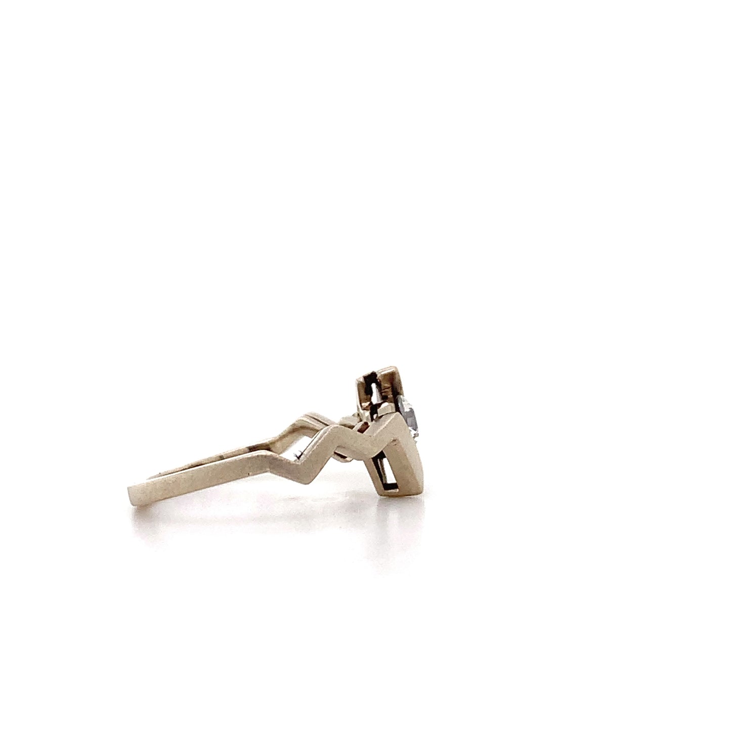 Gorgeous New Pokemon Ring ,Diamond 0.27 carat with white Gold 18k