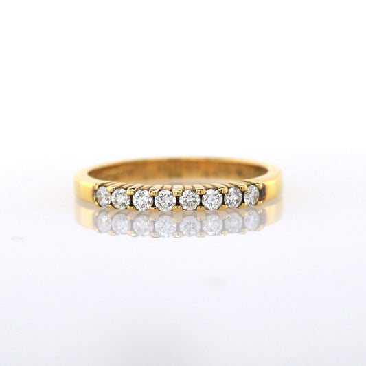 Classic Yellow Gold Diamond Engagement Ring -  2.52g