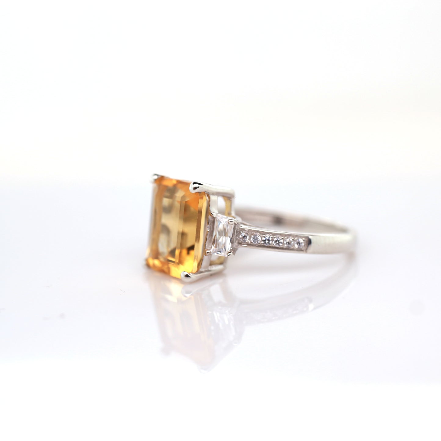 Citrine Ring - Silver 1.8g