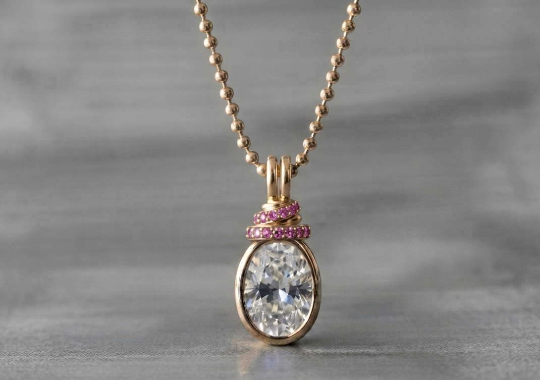 The Alchemy of Craft: Behind the Scenes of a Bespoke Sapphire Pendant