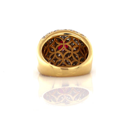 diamond and ruby ring