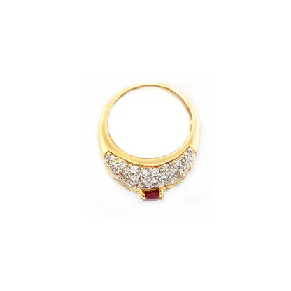 diamond and ruby ring