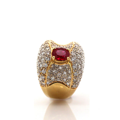 diamond and ruby ring