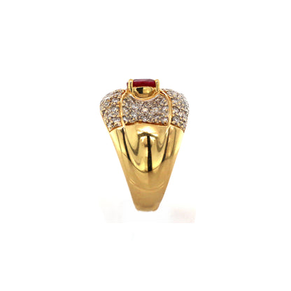 diamond and ruby ring