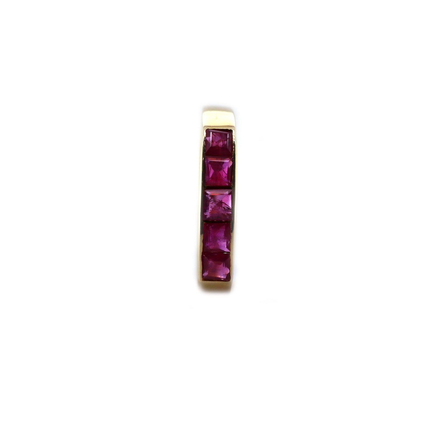 RUBY HALF ETERNITY RING