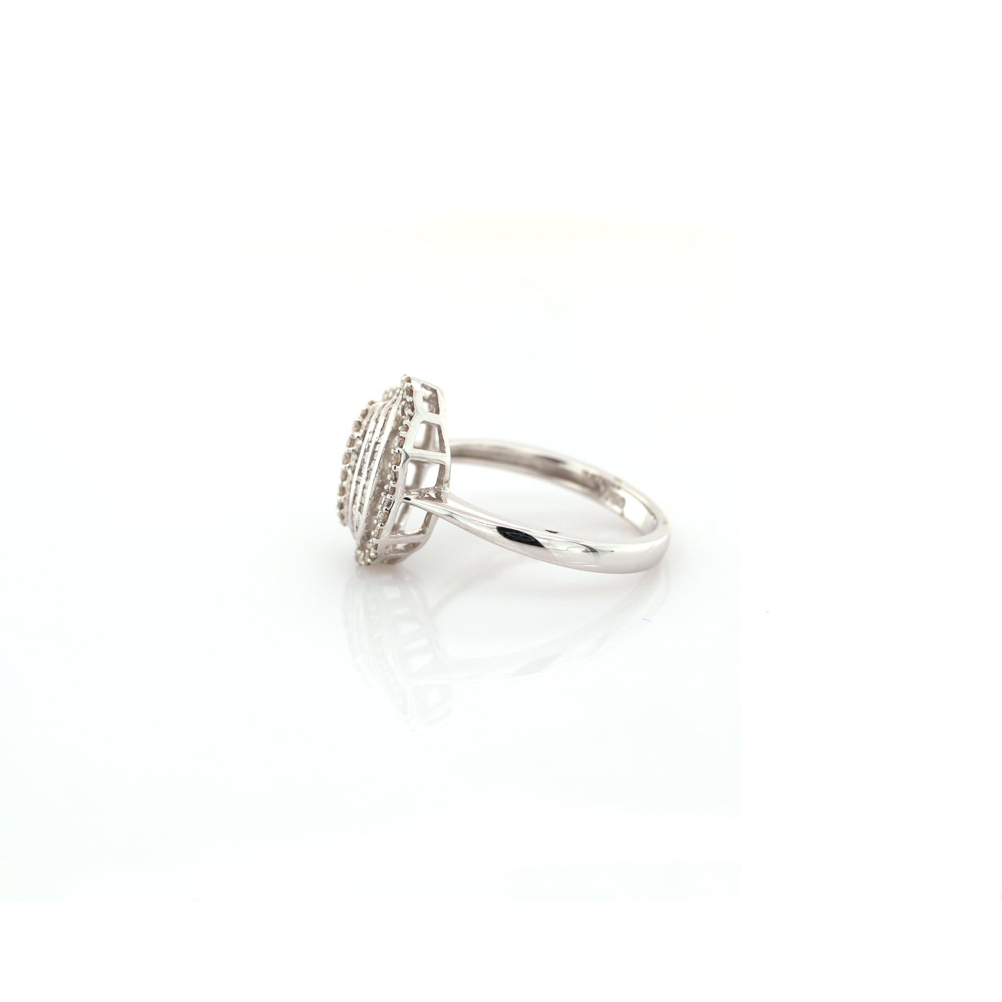 Diamond Ring 18k White Gold 3.39