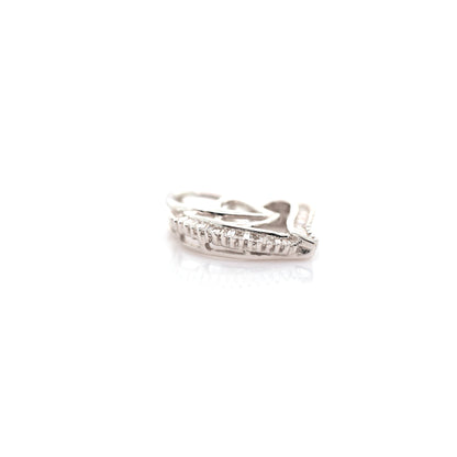 diamond pendant in 18K white gold