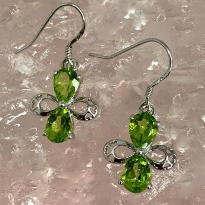 peridot earrings