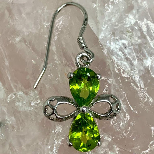 peridot earrings