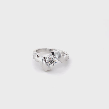 Gorgeous New Pokemon Ring 4.94gm ,Diamond 0.73 carat with white Gold 18k