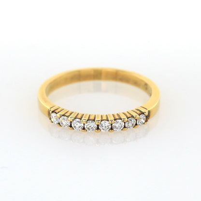diamond ring in yellow gold