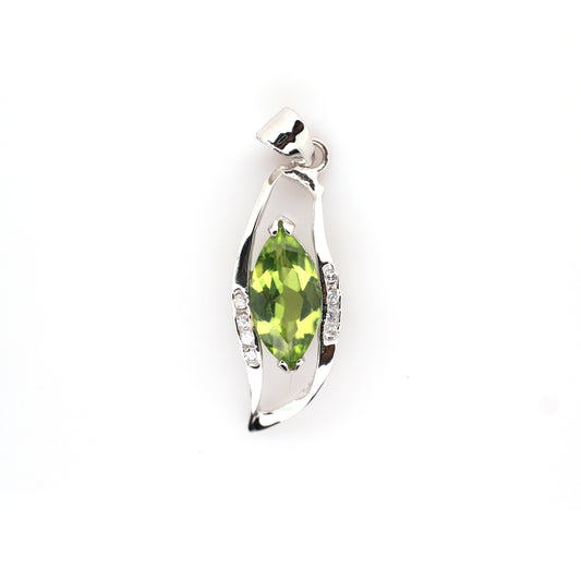 Peridot Pendent - Silver 2.0 g