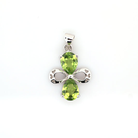 Peridot Pendent - Silver 2.21 g